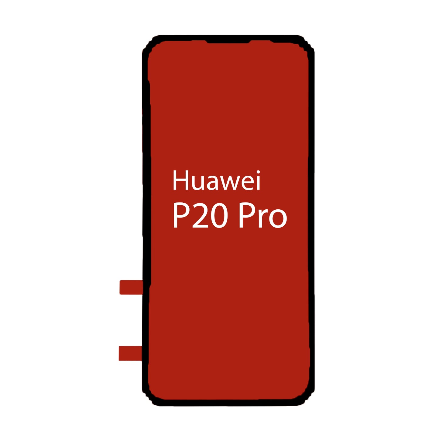 Huawei P20 Pro HUA-210-YYA | Rahmen Kleber Klebepad Adhesive Wasser Dichtung Kleberahmen Rahmenkleber