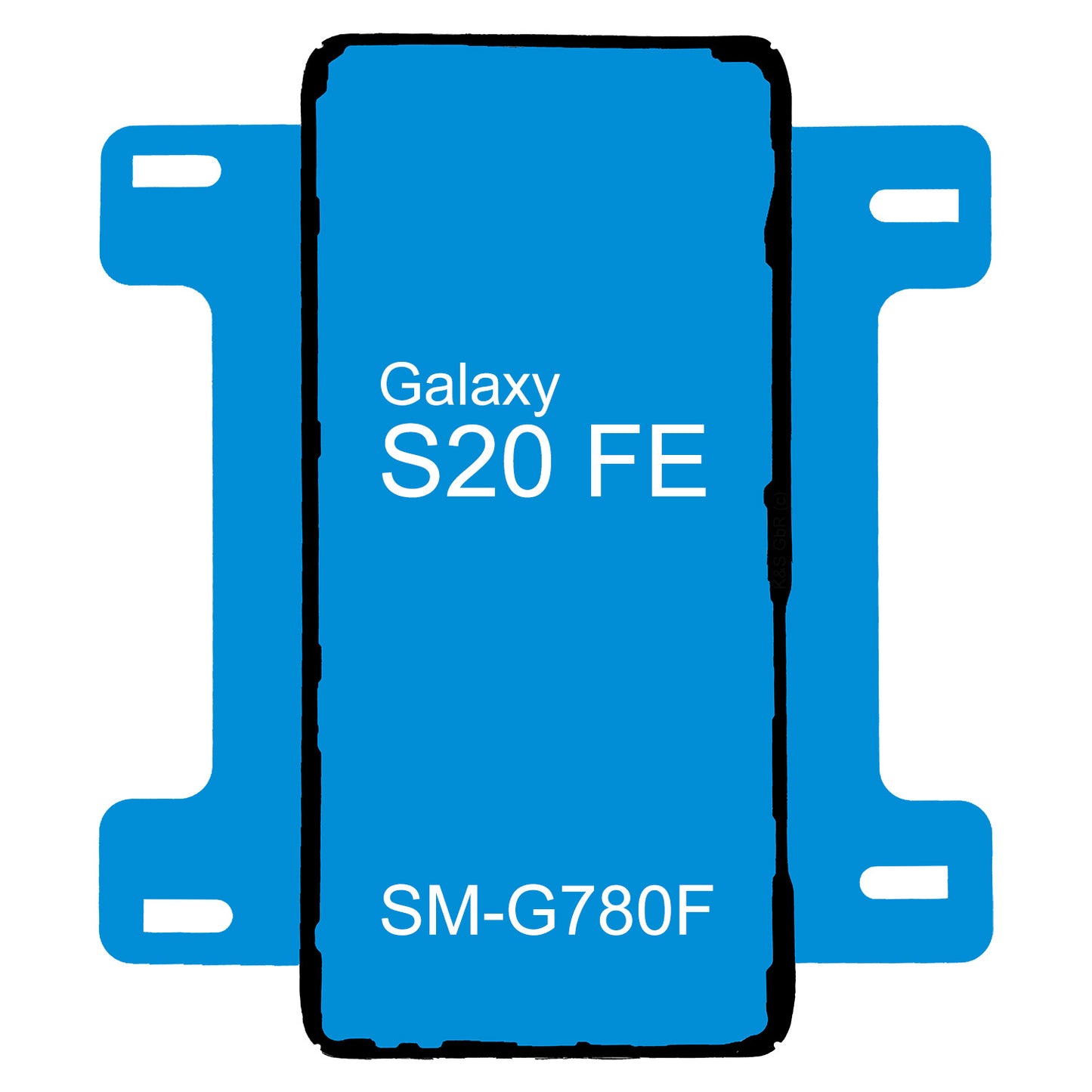 Samsung Galaxy S20 FE SM-G780F / SM-G781F Rahmen Kleber Klebepad Adhesive Wasser Dichtung Kleberahmen Rahmenkleber