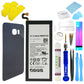 Ersatzakku Akku für Samsung Galaxy S6 Edge Plus SM-G928F EB-BG928ABE + Akkudeckel Dark Blue (Dunkel Blue) + Werkzeug Set / Umbau Kit