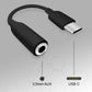 2 in 1 USB C auf 3,5 mm Klinke AUX Adapter. Stereo Audio-Adapter optimal für, Verstärker, Musikbox, AUX- Audioeingang im Auto, im DInngs Onlineshop!