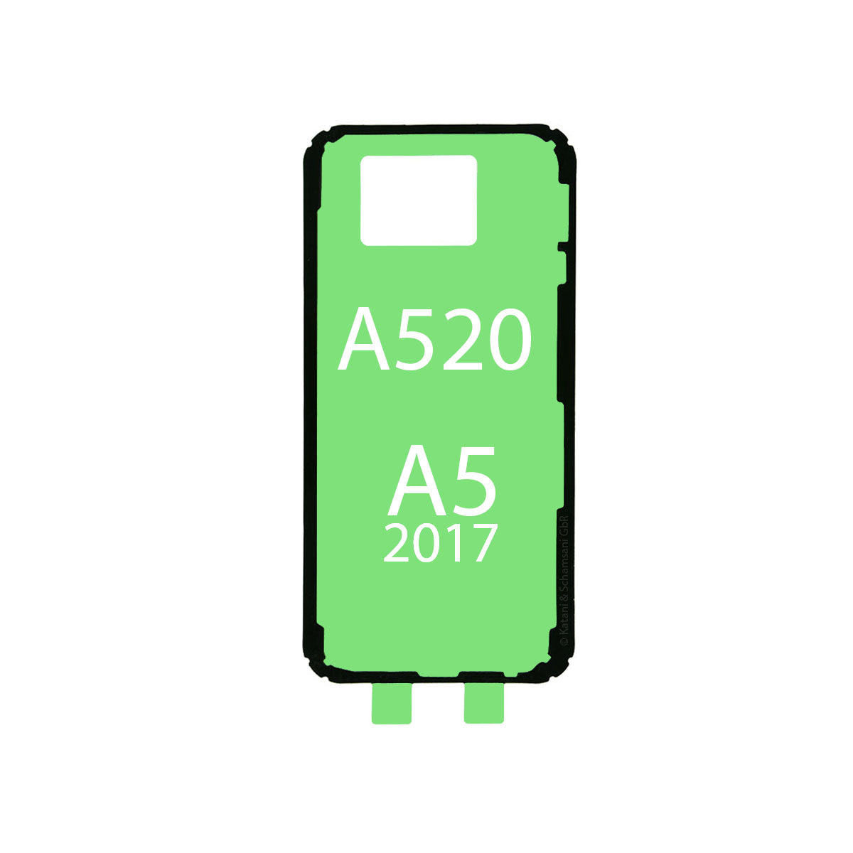 Samsung Galaxy A5 (2017) A520 Rahmen Klebepad Adhesive Kleberahmen Rahmenkleber - dinngs