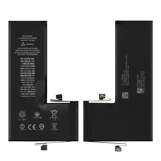 Ersatzakku für Apple iPhone 11 Pro Akku Li-Ion - Ersetzt APN 616-00660 / 616-00659