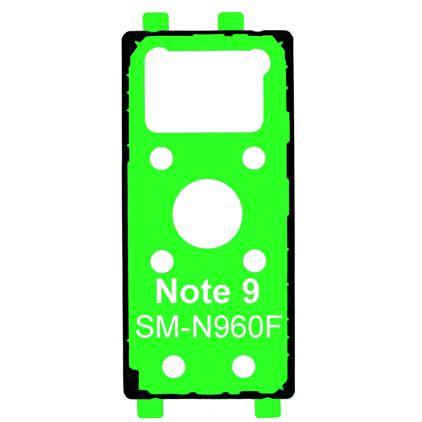 Samsung Galaxy Note 9 SM-N960F Rahmen Kleber Klebepad Adhesive Wasser Dichtung Kleberahmen Rahmenkleber